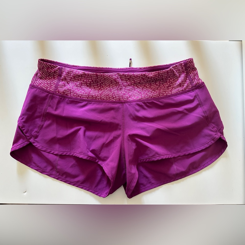 Lululemon Speed Short *Seawheeze